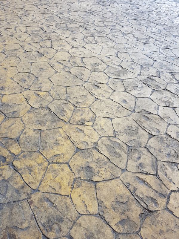 Stamped Cement Installation